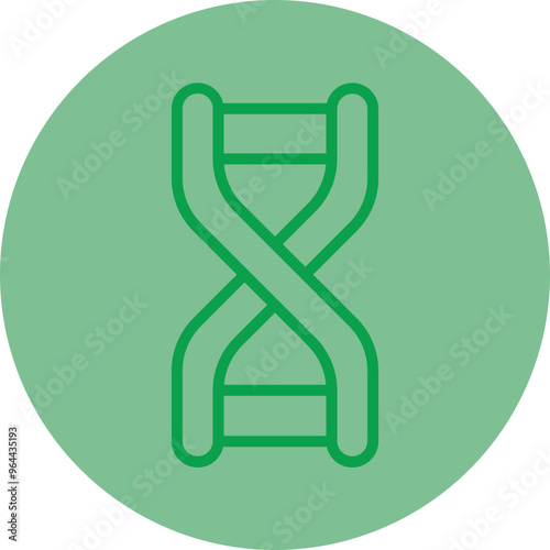 Deoxyribonucleic Aid Icon Design