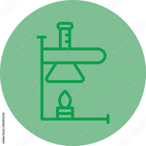 Bunsen Burner Icon Design