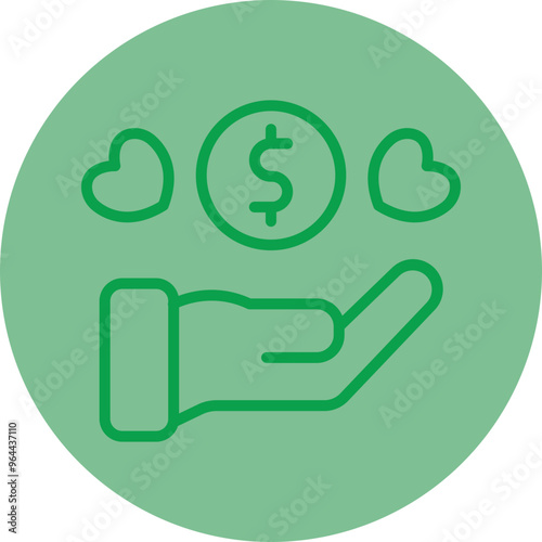 Charity Vector Icon Design