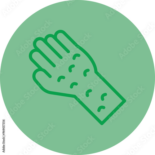 Skin Rash Vector Icon Design