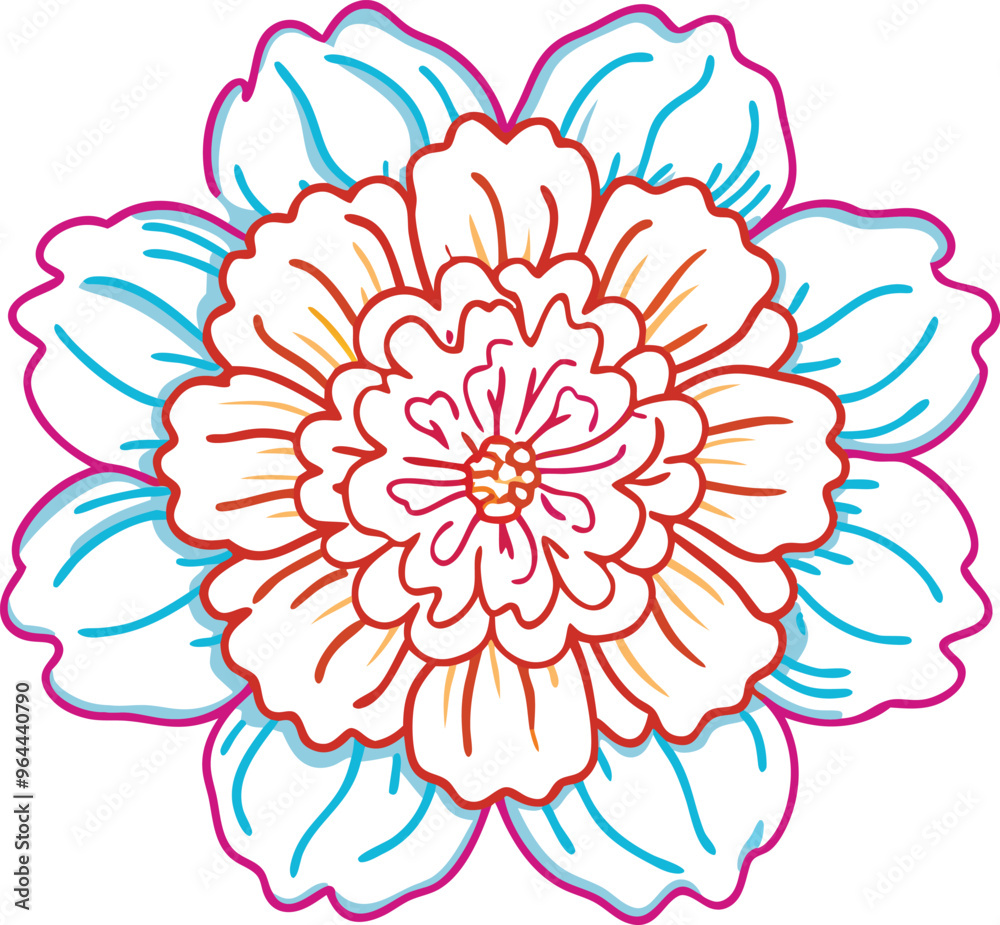Artistic Graceful Flower Vector Design
Artistic Graceful Flower Vector Design