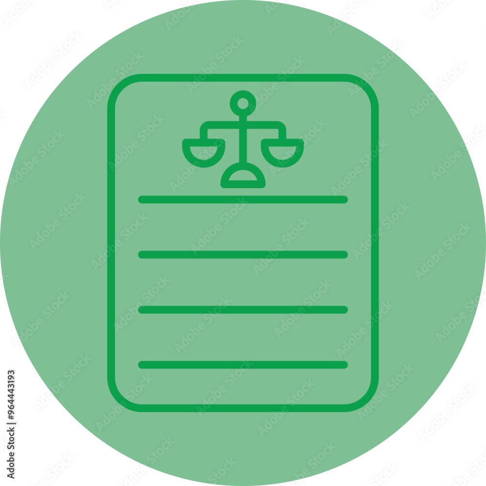 Fototapeta premium Legislation Icon Design