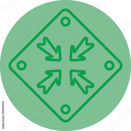 Shrink Vector Icon Design