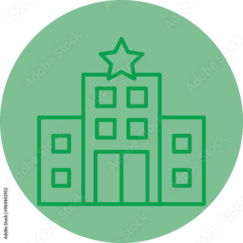 Hotel Vector Icon Design