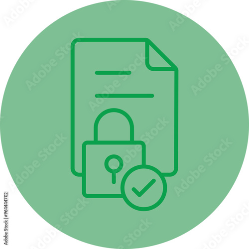 File Permissions Vector Icon Design