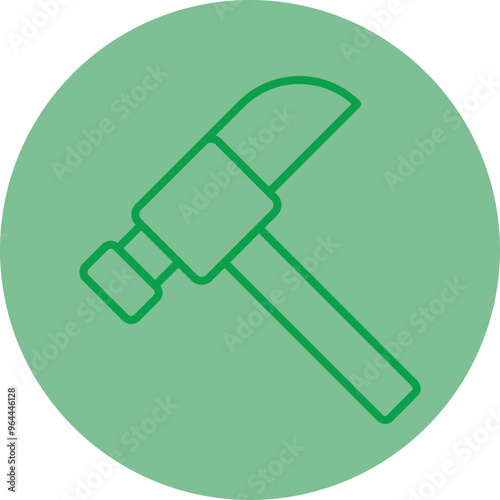 Hammer Vector Icon Design