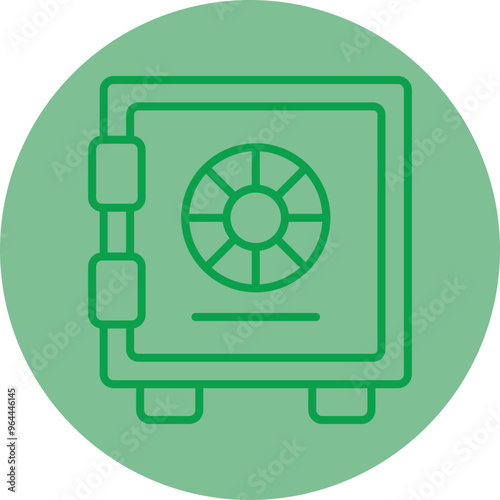 Strongbox Vector Icon Design