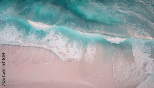 Aerial view of a sandy beach