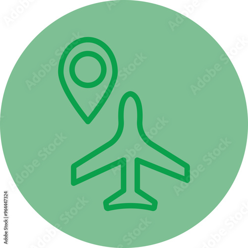 Sharp Bend Vector Icon Design