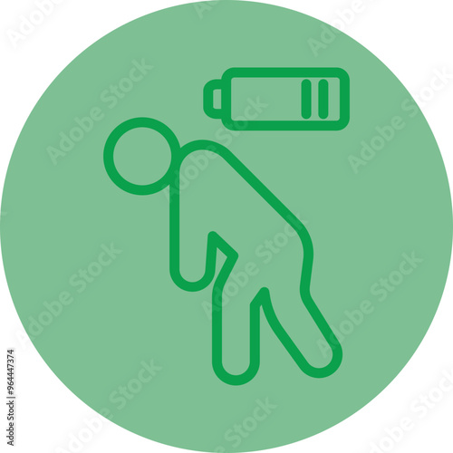 Fatigue Vector Icon Design