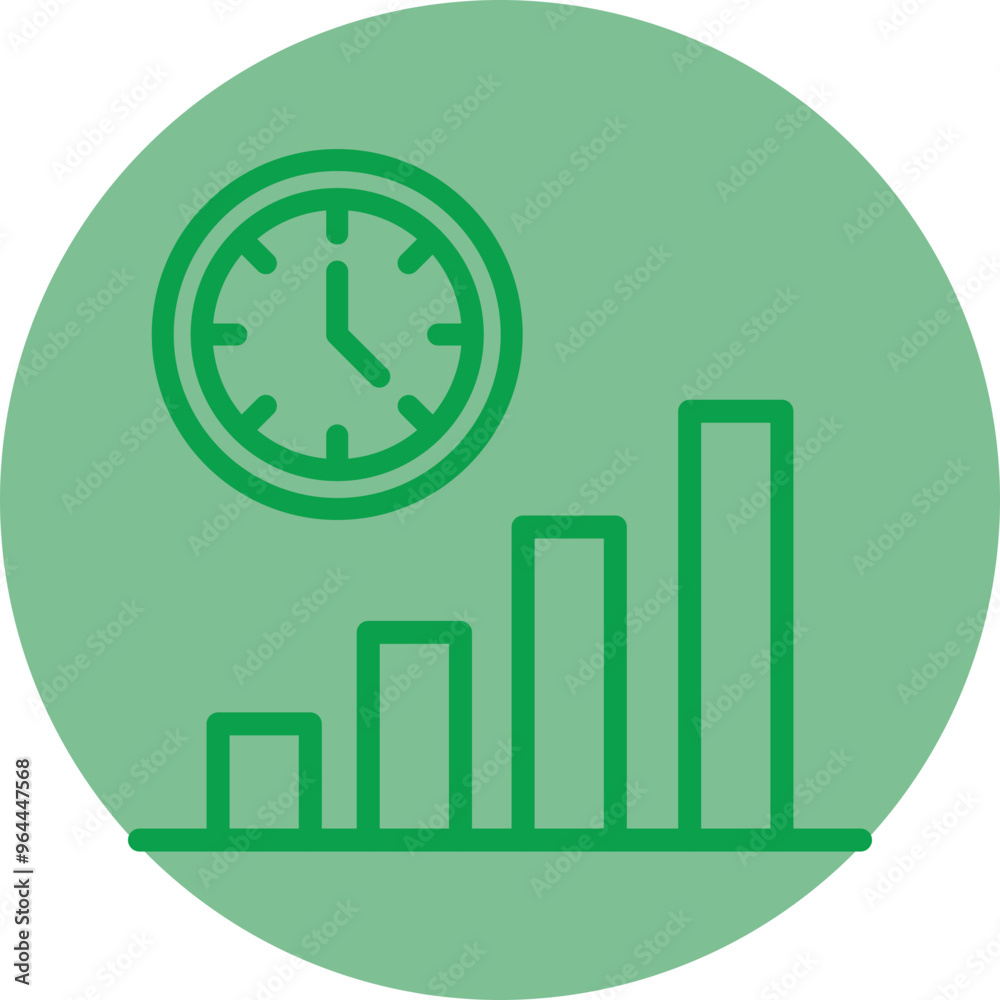 Fototapeta premium Productivity Vector Icon Design
