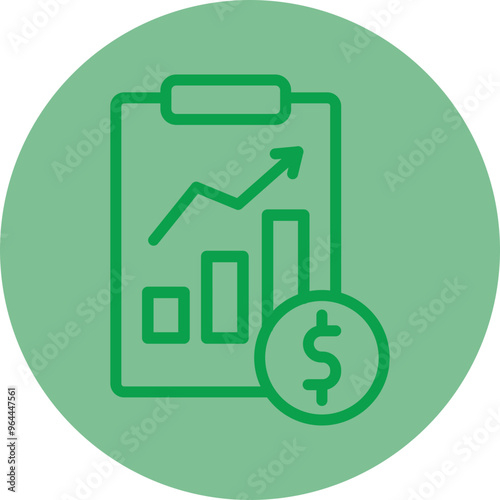 Valuation Vector Icon Design