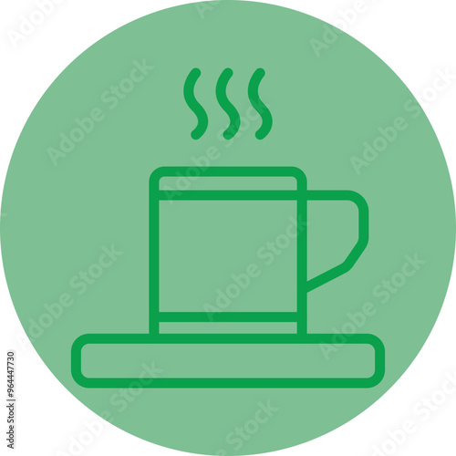 Coffee Cup Vector Icon Design