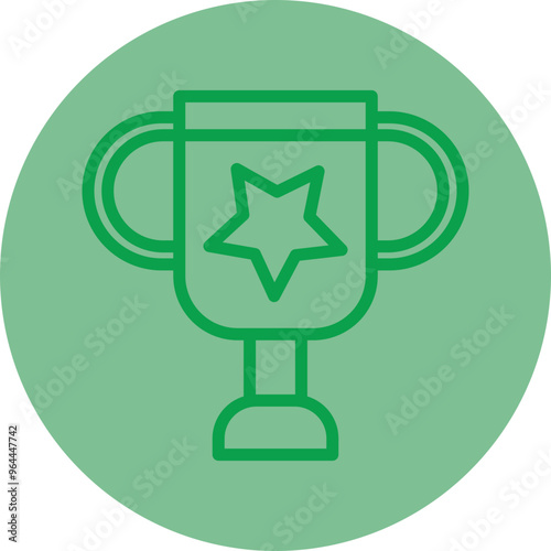 Trophy Vector Icon Design