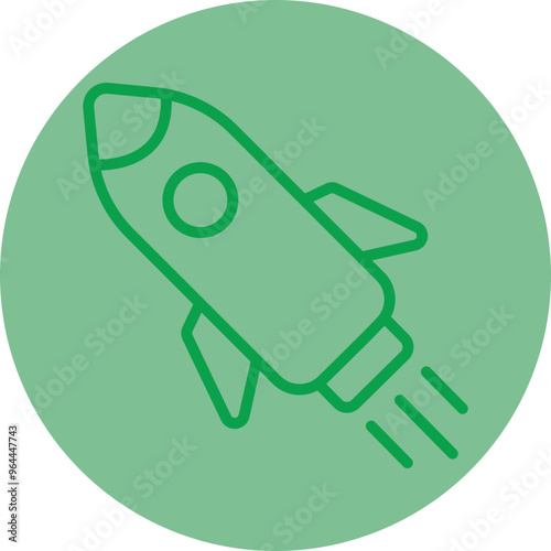 Rocket Vector Icon Design