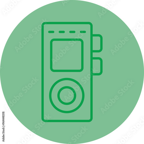 Audio Recorder Vector Icon Design