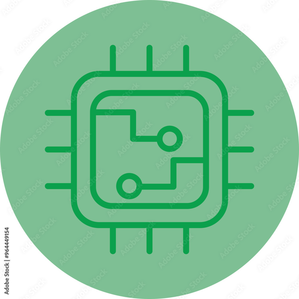 Processor Vector Icon Design Processor Vector Icon Design