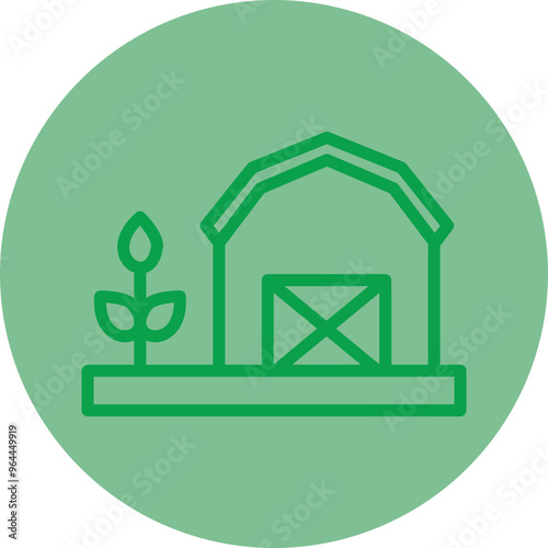 Farm Vector Icon Design