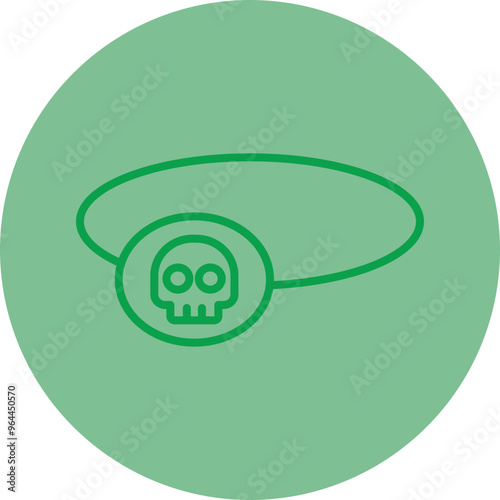 Eyepatch Vector Icon Design