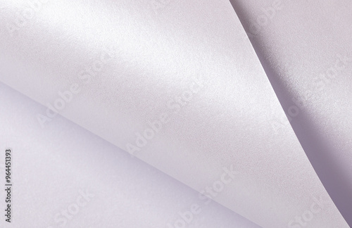 Pink and white texture background with fine cotton overlay Rich structure, gradient layout, and curved sheet design Clear closeup and wave effect with elegant pastel tone