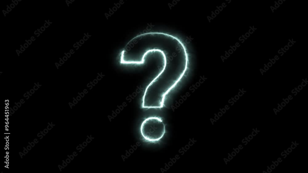 Energy seamless question mark