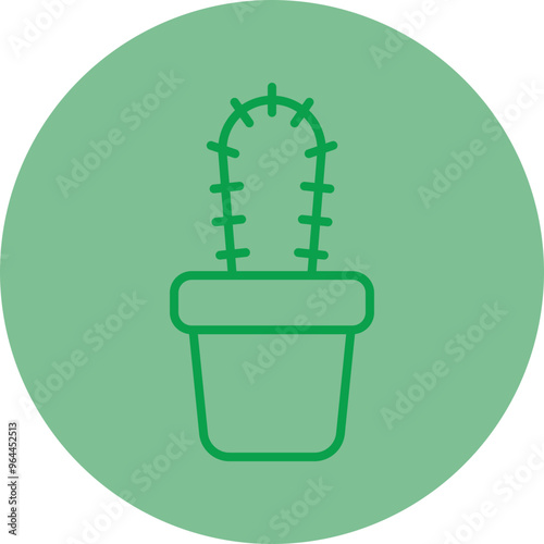 Cactus Vector Icon Design