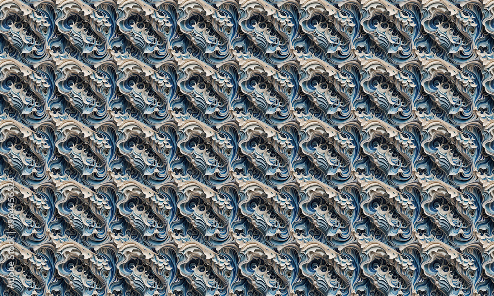 very beautiful Fluid, marbled patterns, rich amalgamation of oceanic blues and whites, mimicking gentle sea currents, calming and immersive. very beautiful Fluid, marbled patterns, rich amalgamation of oceanic blues and whites, mimicking gentle sea currents, calming and immersive.