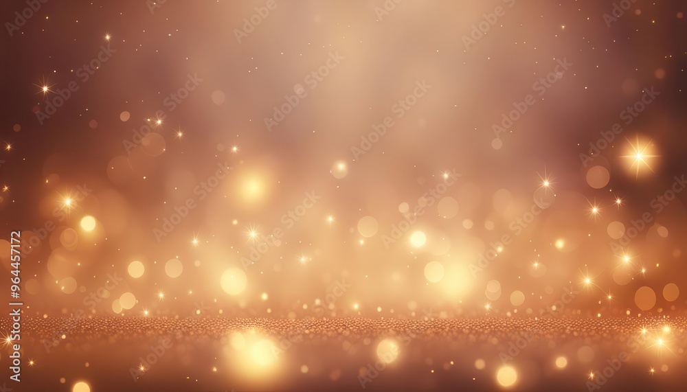 Fototapeta premium A blurry image of gold with a lot of sparkles
