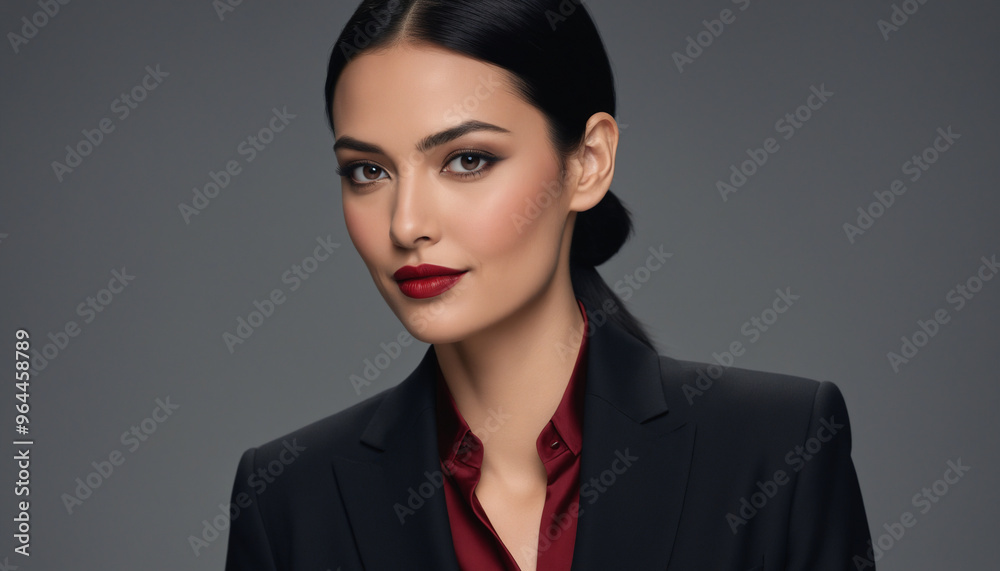 Confident Young Businesswoman with Professional Appearance Confident Young Businesswoman with Professional Appearance