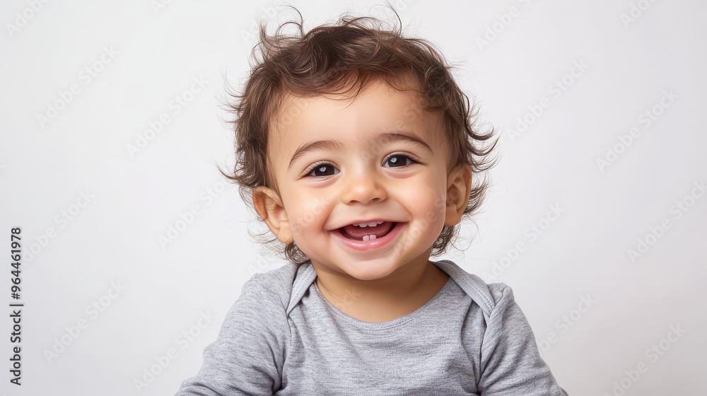 Portrait of Smiling Middle Eastern toddler boy, sitting happily ,isolated on a pure white background Portrait of Smiling Middle Eastern toddler boy, sitting happily ,isolated on a pure white background