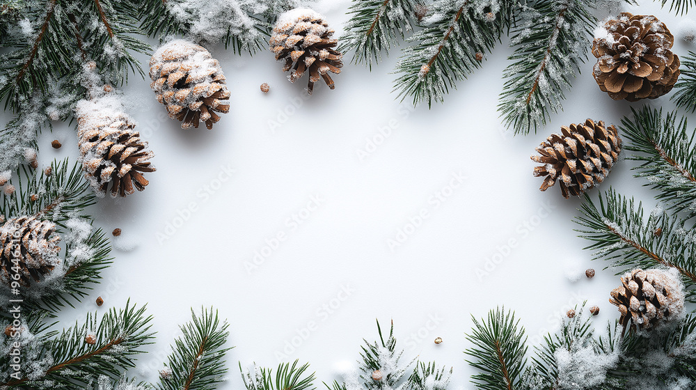 Winter background for celebration and announcement  of a big winter discount copy space 