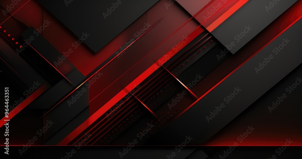 A modern abstract design featuring sharp angles and contrasting red and black colors, ideal for backgrounds or digital art. A modern abstract design featuring sharp angles and contrasting red and black colors, ideal for backgrounds or digital art.