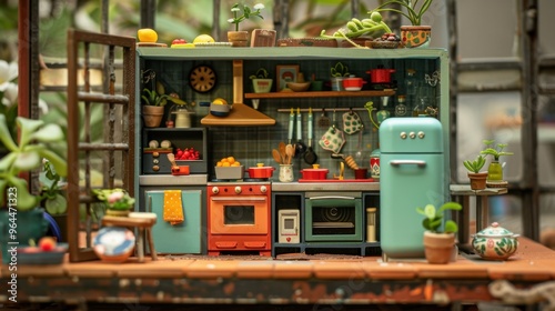 Toy Kitchen or Playhouse: A miniature kitchen or house set for imaginative play, letting kids pretend to cook or manage household activities in a fun, creative way. 