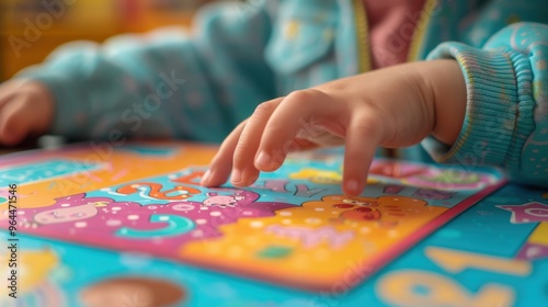Educational Posters: Bright, colorful posters displaying key educational concepts like letters, numbers, and shapes, designed to aid in early learning.
