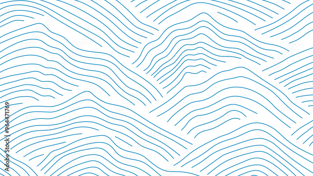 Obraz premium Abstract mountain background. Line style mountain background. Hand drawn Mountain line arts illustration.