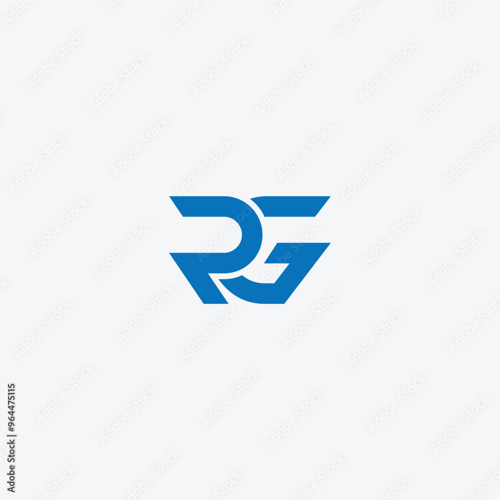 GR or RG letter logo design. Abstract outstanding professional business awesome artistic branding company different colors illustration. GR or RG letter logo design. Abstract outstanding professional business awesome artistic branding company different colors illustration.
