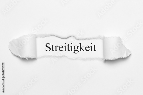 Streitigkeit	 photo