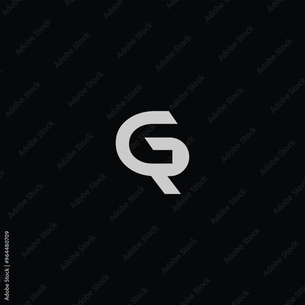 GR or RG letter logo design. Abstract outstanding professional business awesome artistic branding company different colors illustration. GR or RG letter logo design. Abstract outstanding professional business awesome artistic branding company different colors illustration.