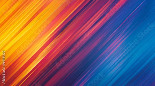 A colorful background with diagonal lines that smoothly shift from blue to orange.