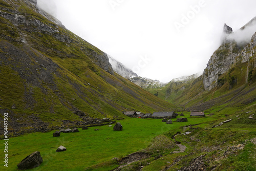 The panorama of the Appenzell Alps, Switzerland photo