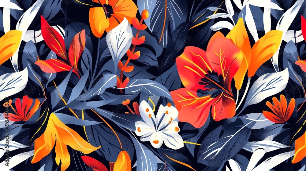 floral pattern seamless wallpaper