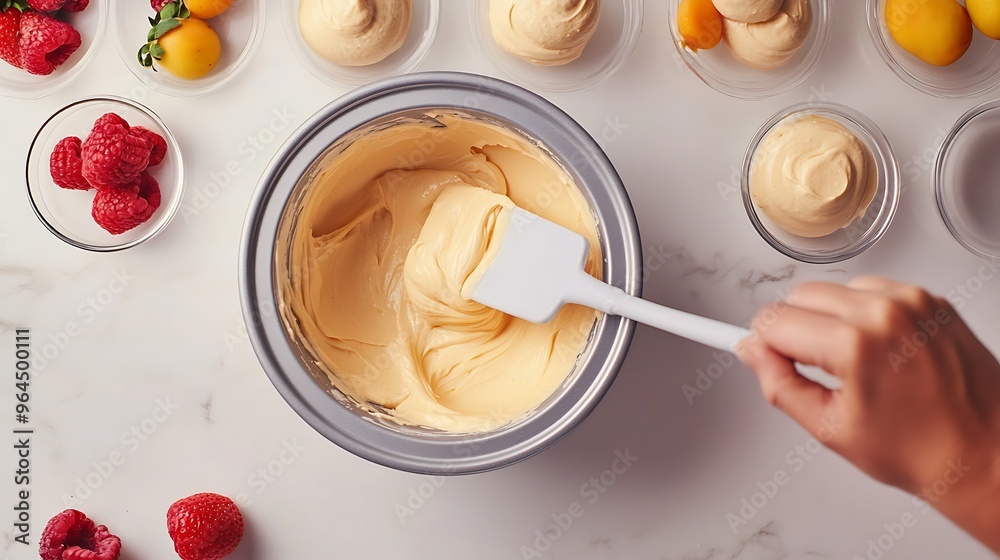 Making Ice Cream with Fresh Fruit Making Ice Cream with Fresh Fruit