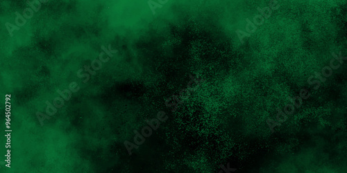 abstract cloud and vapor texture background. Black and Green smoke aquarelle smudge illustration smooth grungy smokey light green colors ink glow. green color powder explosion