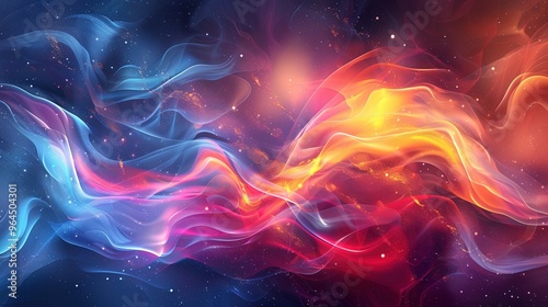 abstract wave colour harmony background