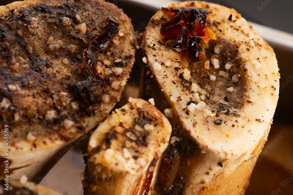 Homemade Roasted Beef Bone Marrow