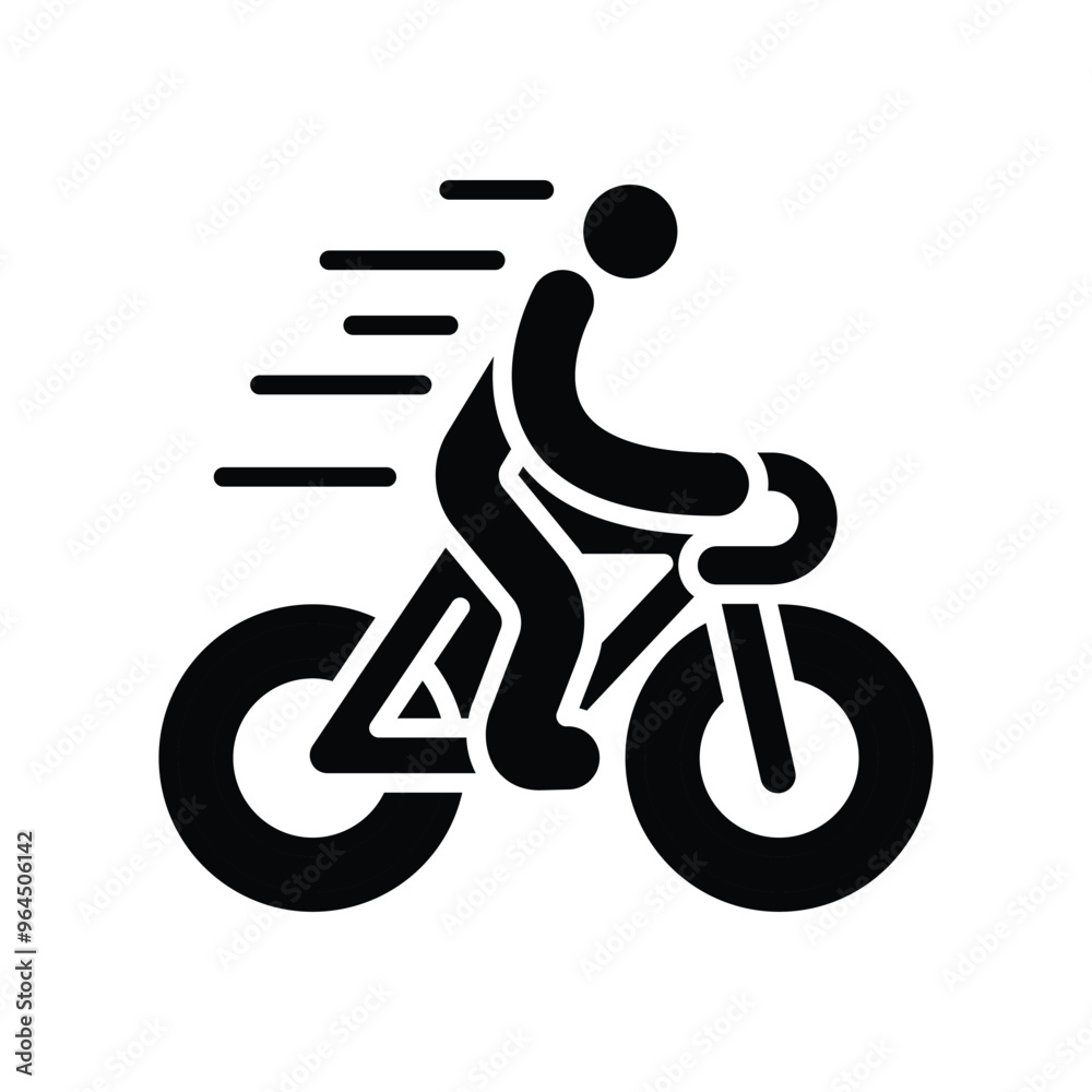 riding bicycle solid icon vector design good for web or mobile app riding bicycle solid icon vector design good for web or mobile app