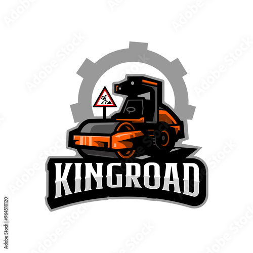 King Road Roller Logo Design  photo