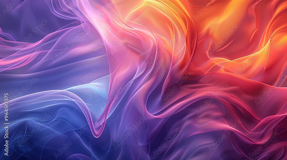 Fototapeta premium abstract wave colour harmony background