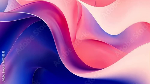 Abstract background with smooth shapes