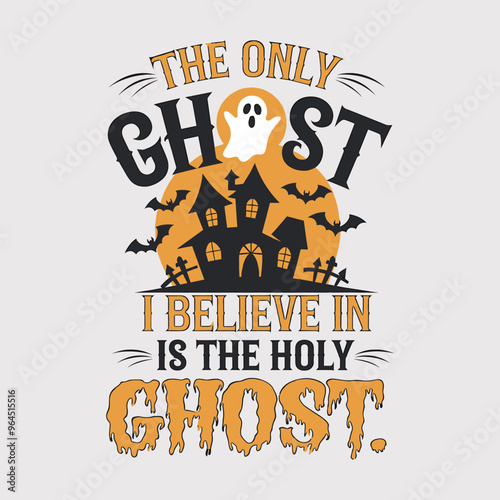 Halloween party t shirt design Vector Graphics. Print ready Halloween t-shirt design.